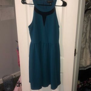 Teal Sleeveless Dress